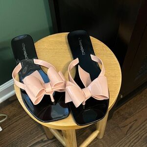 Jeffery Campbell Elegant Pink Bow Sandals Size 8 | EUR 39